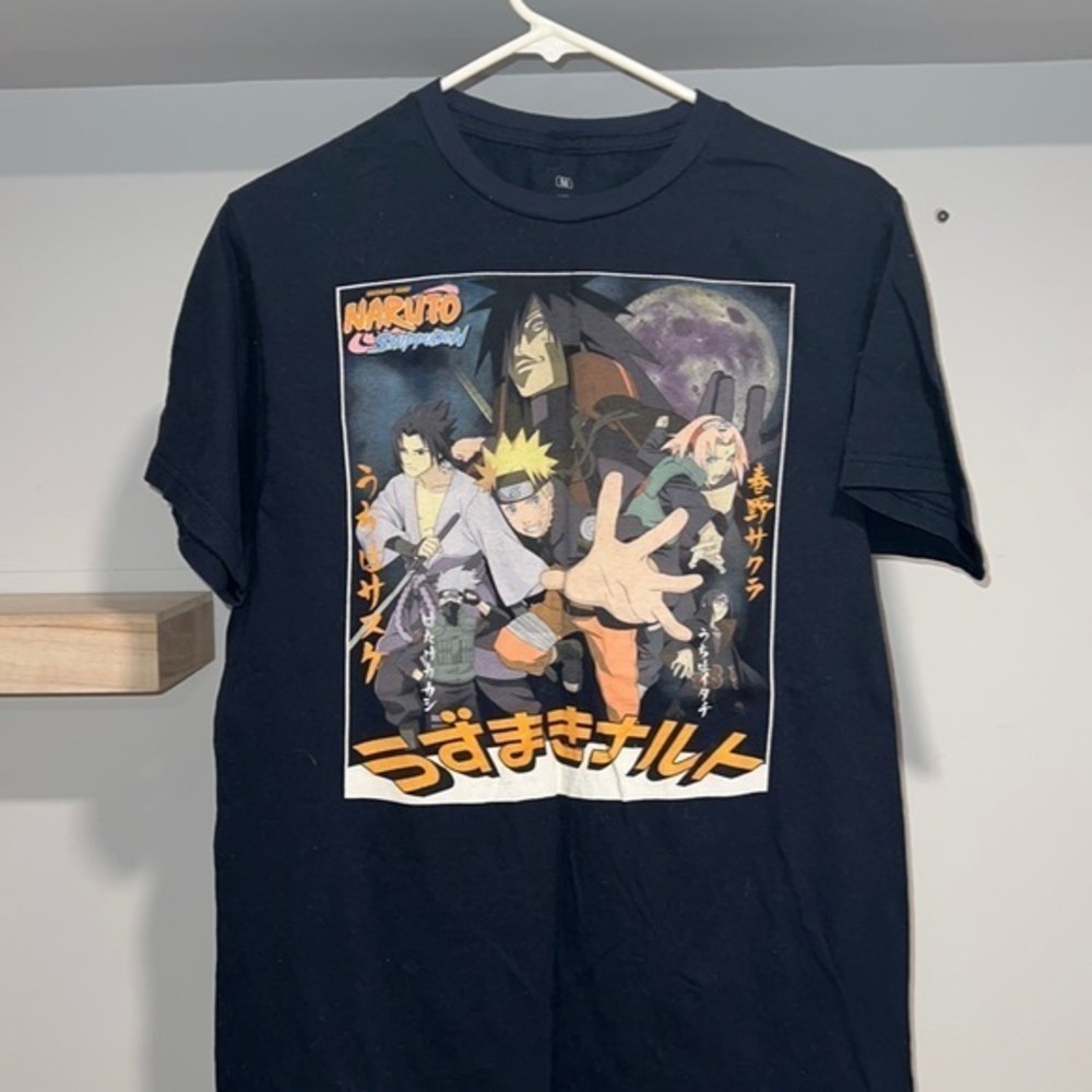 Naruto black T-shirt